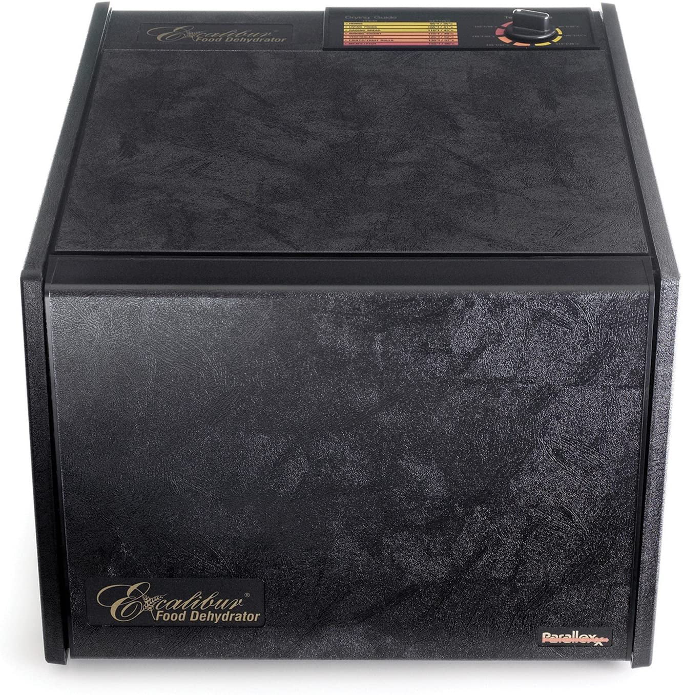 Excellent Excalibur 3900B Electric Food Dehydrator Machine with Adjustable Thermostat Accurate Temperature Control and Fast Drying  600 W  9 Trays  Black