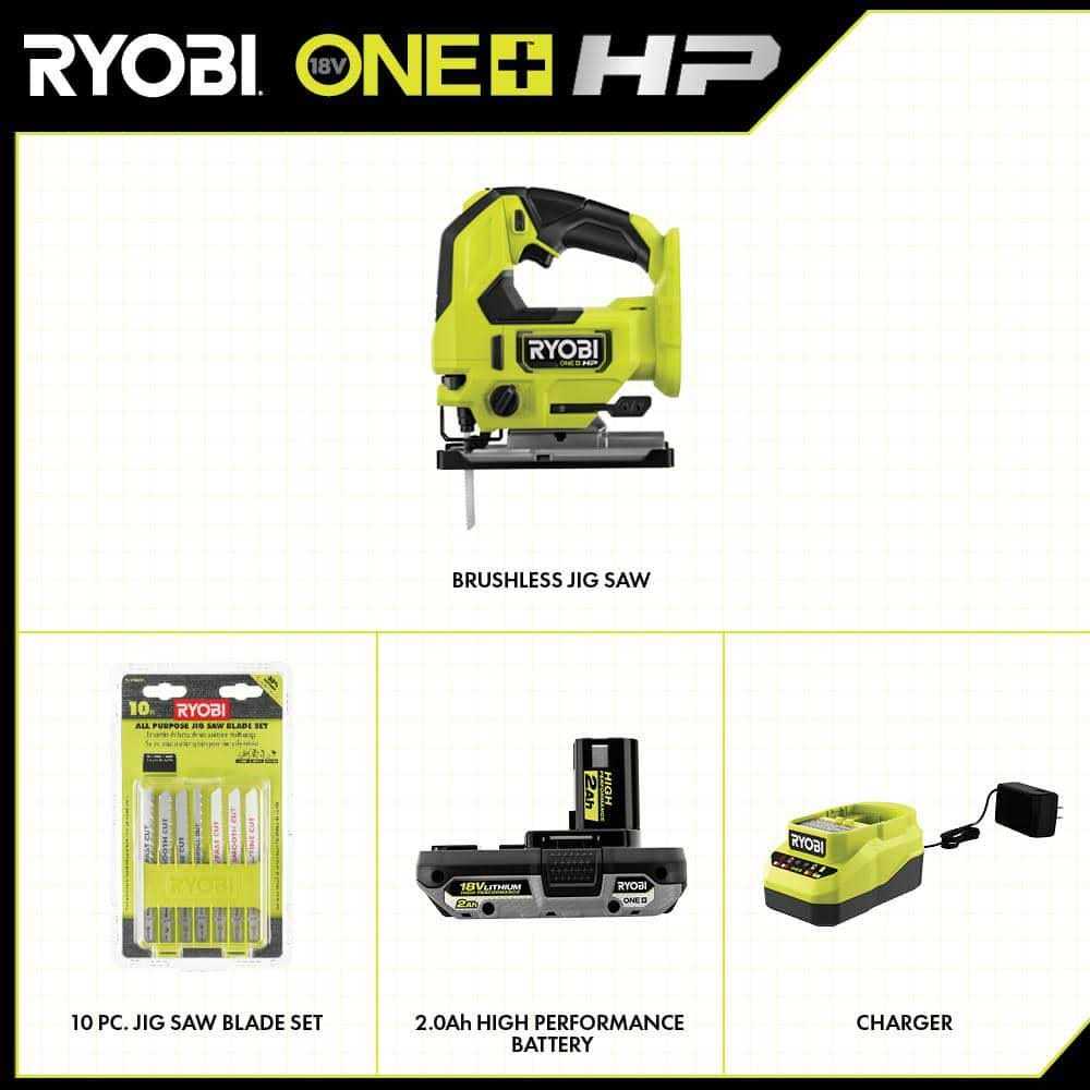 RYOBI Jig Saw ONE+ HP 18V Brushless Cordless