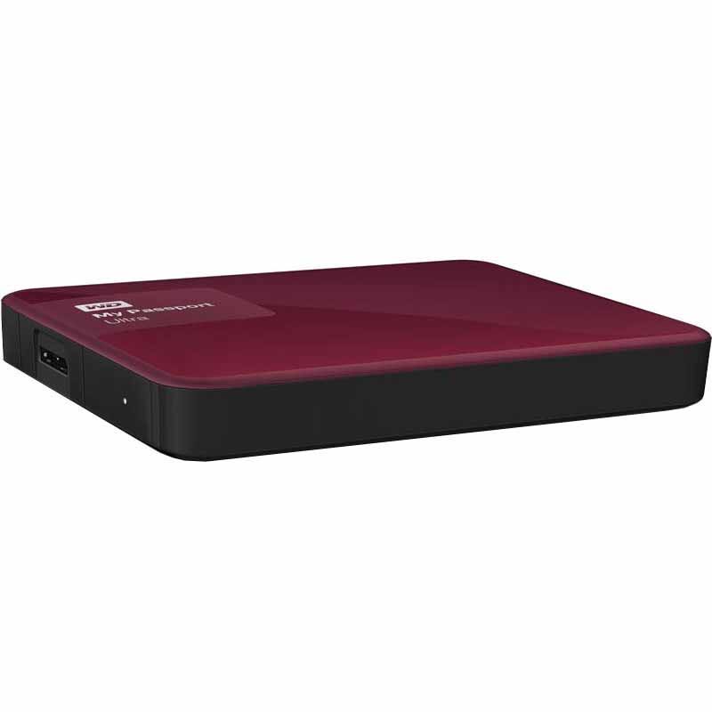 WD 3tb USB 3.0 My Passport Ultra Portable External Hard Drive - Berry