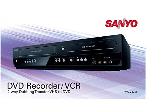 Sanyo DVD Recorder/VCR Combo 2-way recording