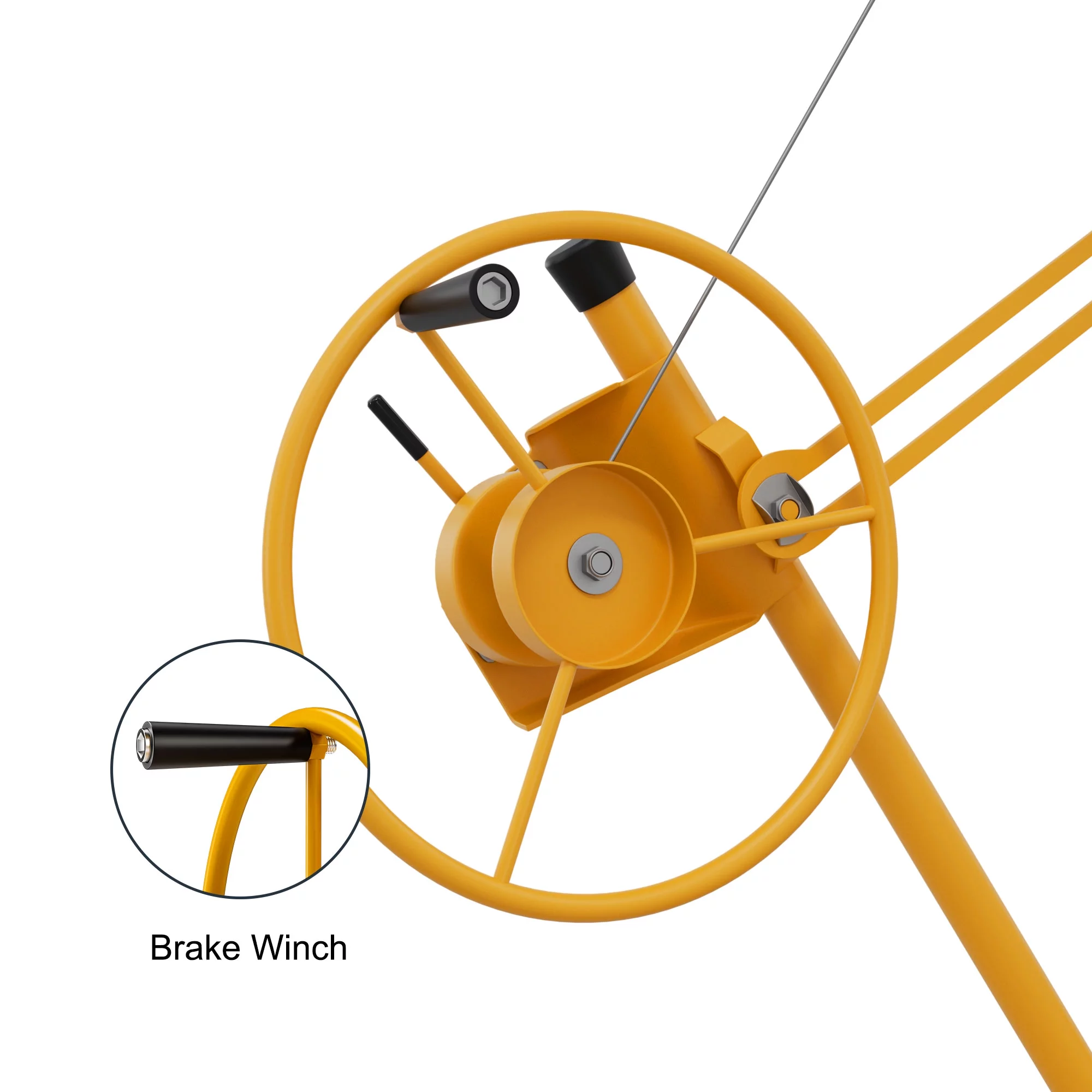 Ufurpie 11FT Drywall Rolling Lifter Panel,Sheetrock Lift, 150lb Weight Capacity Panel Hoist Jack Tool, Steel Material w/Telescopic Arm & 3 Lockable Wheels,Yellow