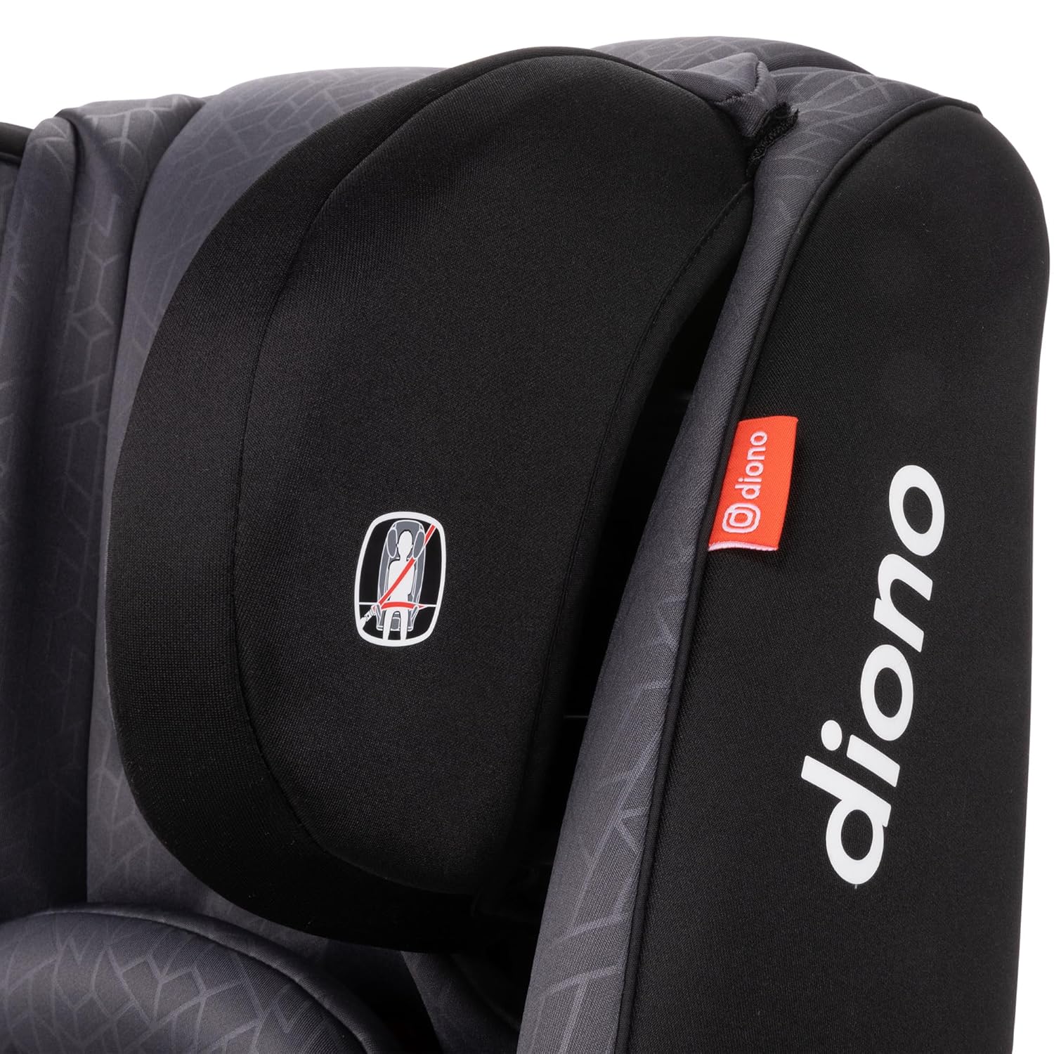 Diono Radian 3RXT Special Edition Slim Fit 3 Across All-in-One Convertible Car Seat, Rear-Facing, Forward-Facing and High-Back Booster, Gray Stone