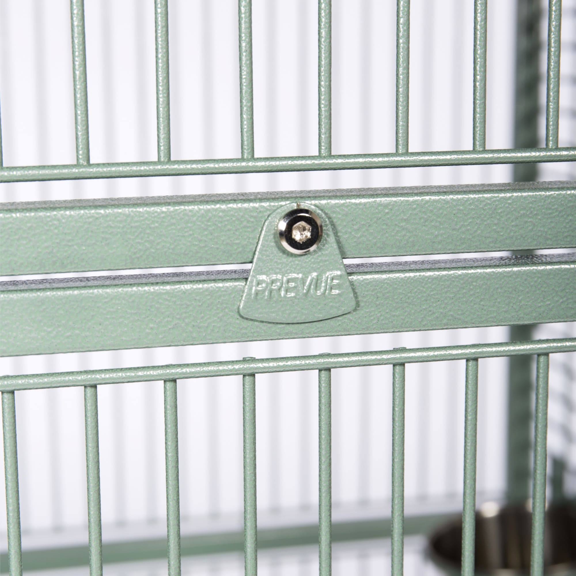 Prevue Wrought Iron Select Bird Cage, Sage Green, M