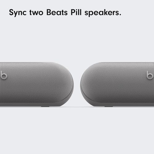 Beats Pill - Portable Bluetooth Speaker- Up to 24H Battery Life, Water Resistant, Bluetooth, Apple & Android Compatible, Seriously Loud Sound for Home, Outdoor and Travel- Champagne Gold