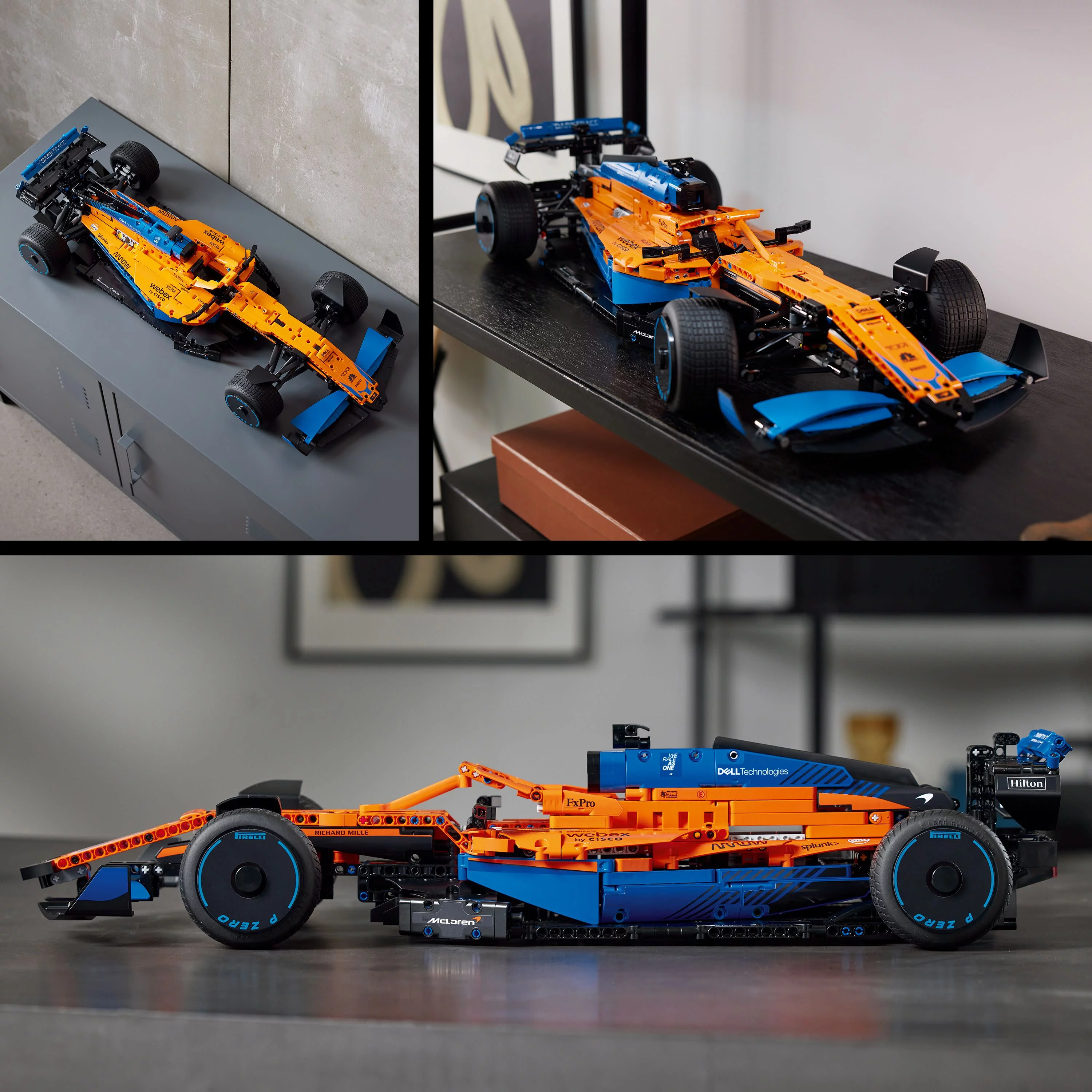 LEGO 42141 Technic McLaren Formula 1 2022 Replica Race Car Model Building Kit, F1 Motor Sport Set Birthday Gift Idea for Adults, Men, Women, Him, Her, Husband, Collectible Home Decor