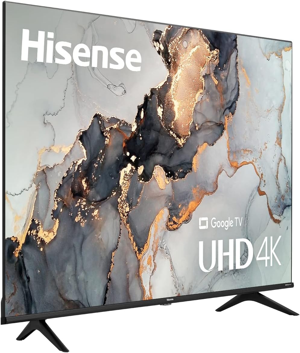 Hisense A6 Series 50-Inch 4K UltraHD Smart Google TV (50A6H, 2022 Model)
