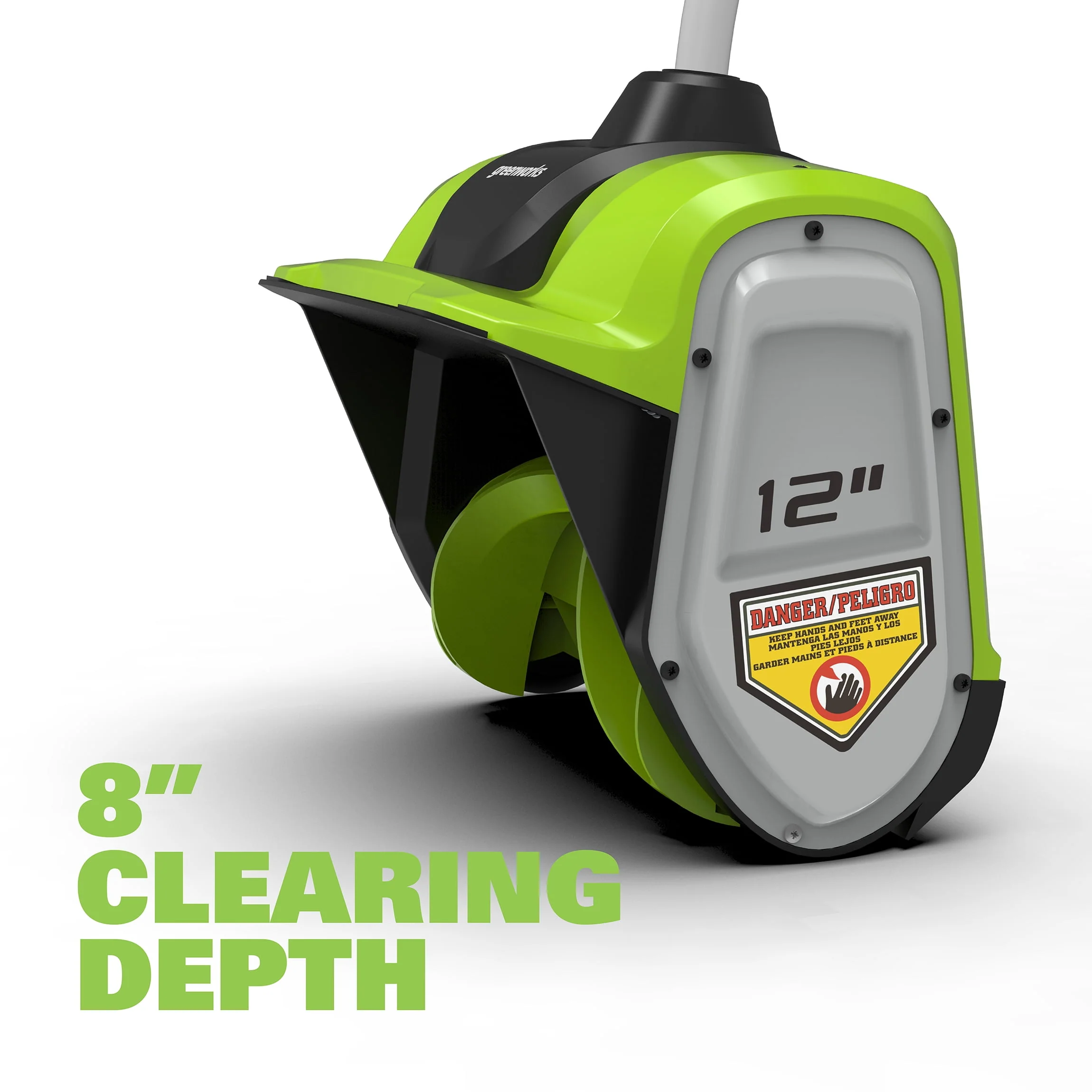 Greenworks 12 40V Single-Stage Battery Powered Push Snow Blower
