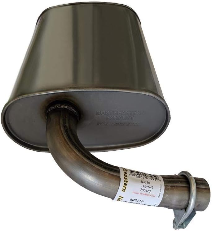 Stainless Steel Resonator Muffler Exhaust System Kit fits: 2002-2006 Altima 2.5L