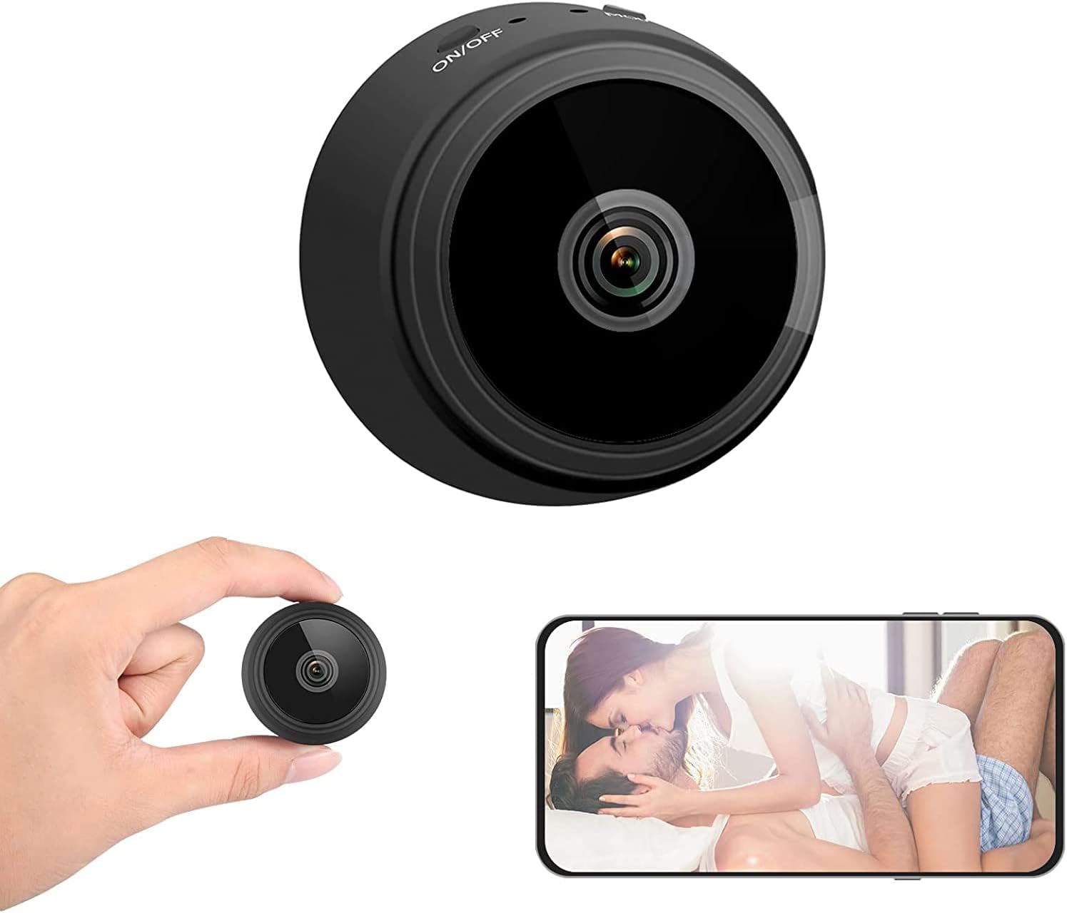 2022 Upgraded Phone APP - 1080P HD WiFi Security Camera,Indoor Surveillance Camera with Audio and Video