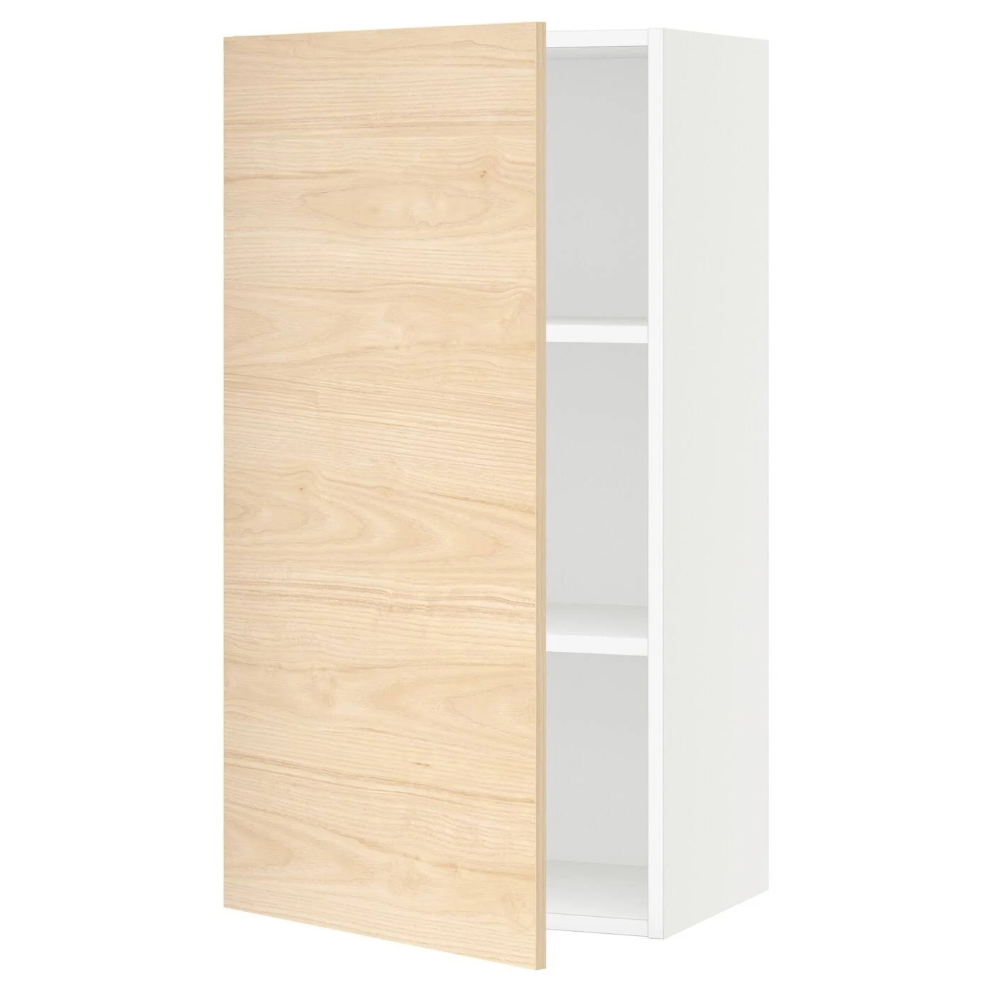 IKEA - SEKTION Wall Cabinet, white/Askersund Light Ash Effect, 21x15x40 19353252
