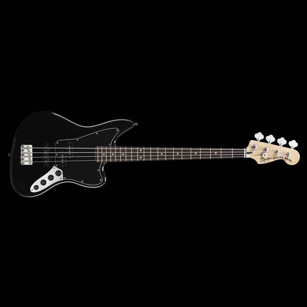 Fender Squier Vintage Modified Jaguar Bass Special Electric Bass Guitar, Black Finish