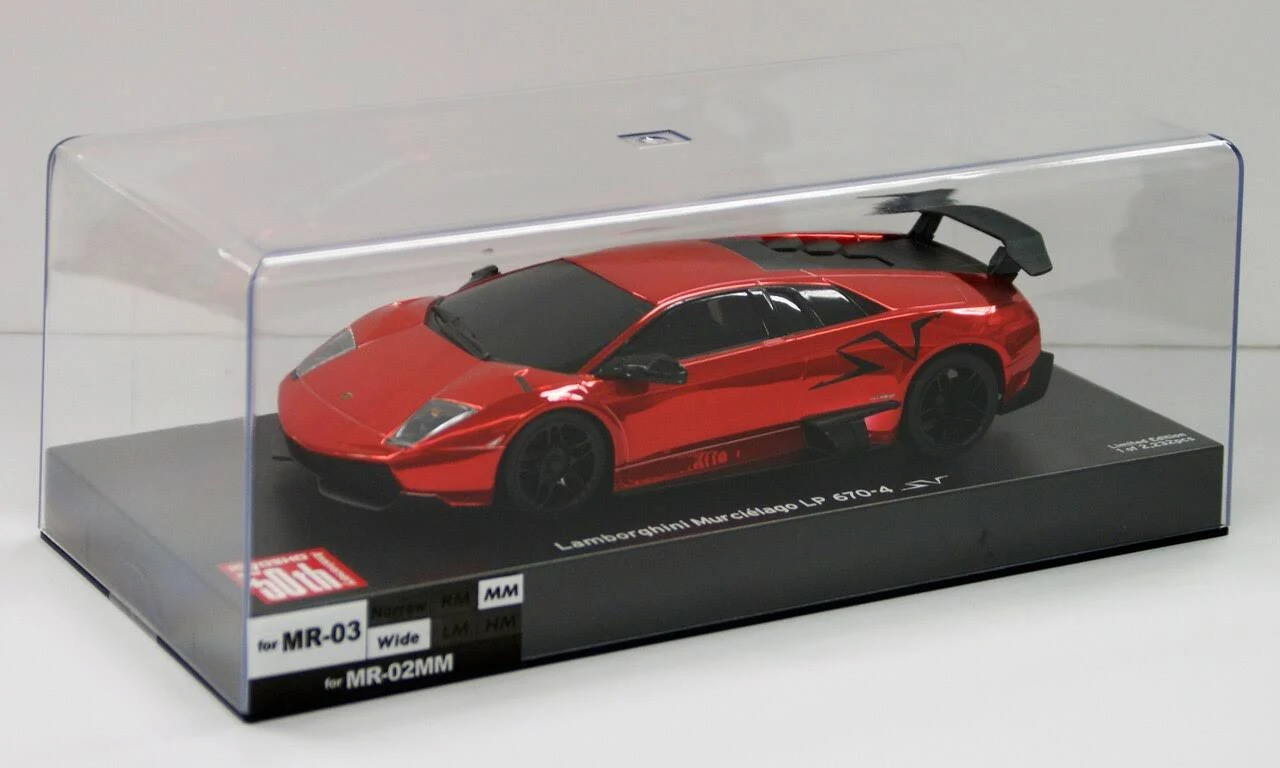 Kyosho MZP215CR Asc Autoscale Body Set Murcielago LP670 Chrome Red 50th Anniv.