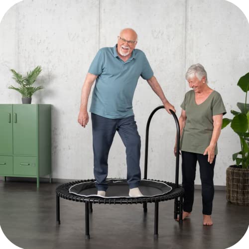bellicon Fitness Rebounder | Screw-on Legs & Bungee Suspension up to 200 lbs | 3-part Frame Rebounder