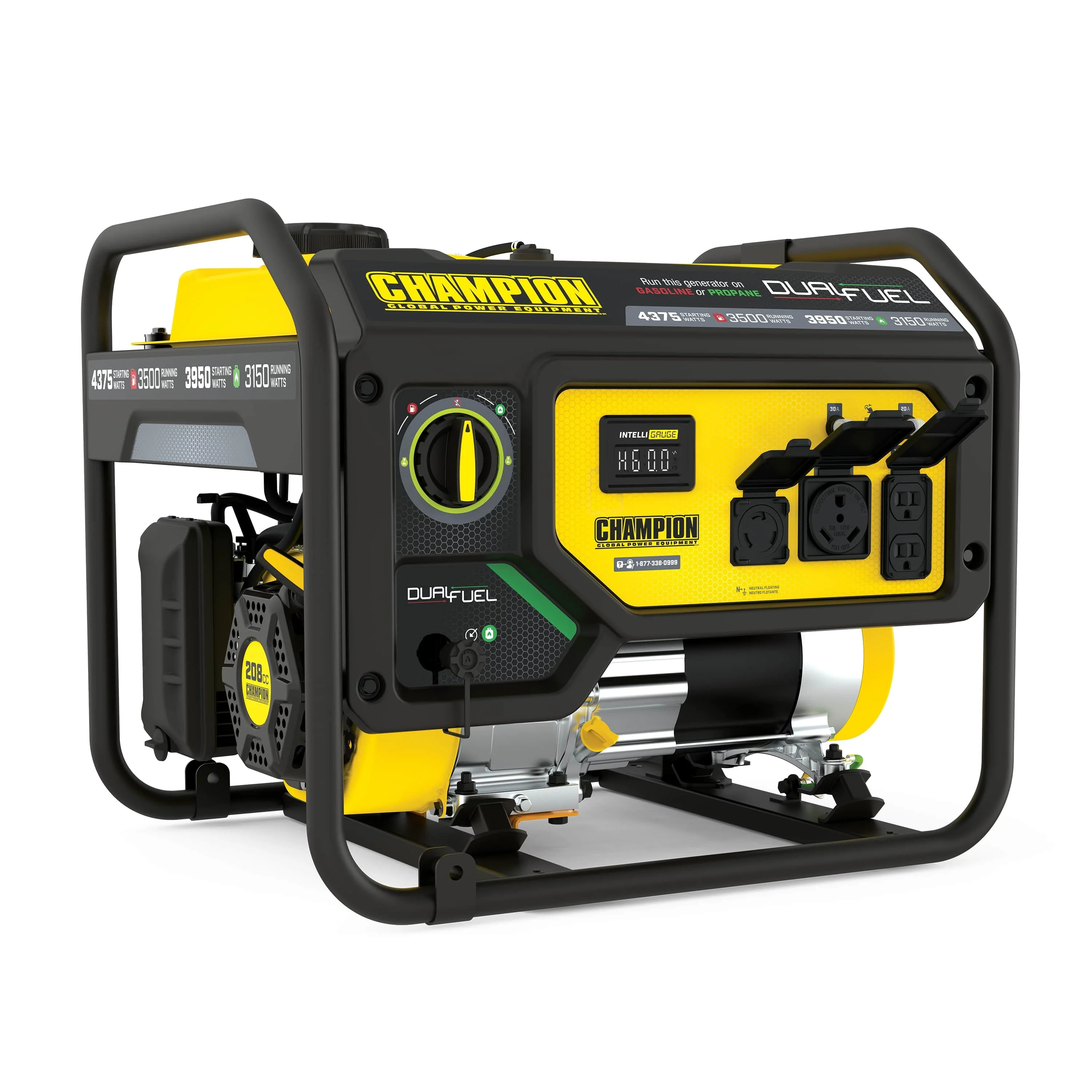 Champion Power Equipment 3500 Watt Dual Fuel Portable Generator
