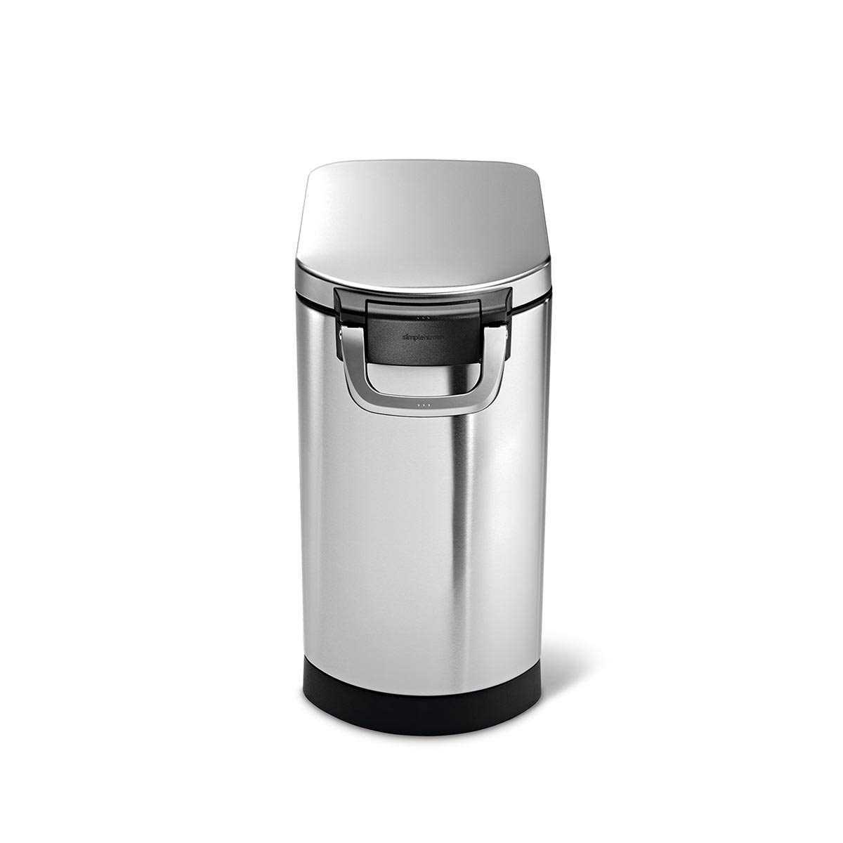 simplehuman Pet Food Can White Steel - Pet Supplies online store