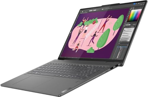 Lenovo Yoga 7 16 2-in-1 AI PC Laptop | 16" FHD+ IPS Touch (Glossy) | Intel 12-core Ultra 7 155U | 16GB DDR5 2TB SSD | Backlit Fingerprint Thunderbolt4 Win11Pro Grey + HDMI Cable