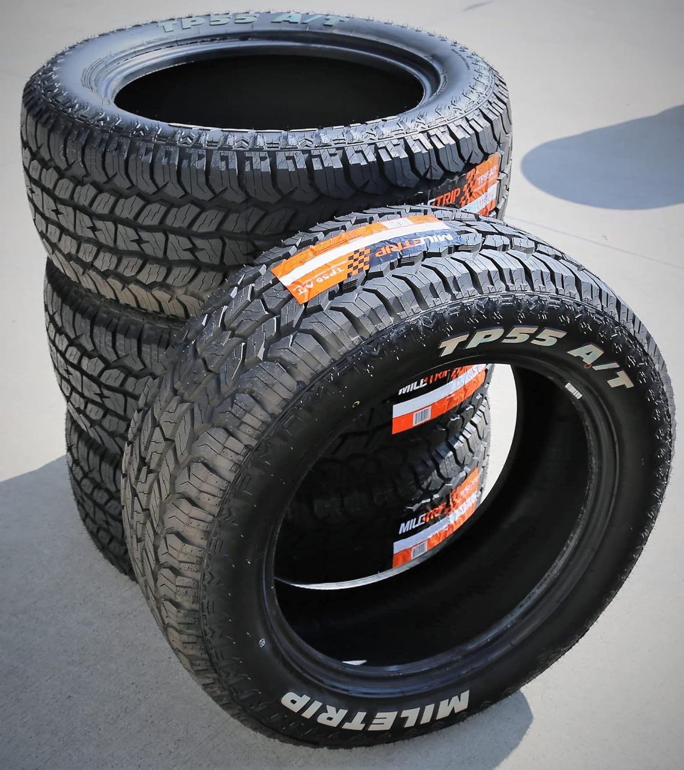 TP55 A/T All-Terrain Off-Road Light Truck Radial Tire-LT265/70R17 265/70/17 265/70-17 121/118S Load Range E LRE 10-Ply RWL Raised White Letters