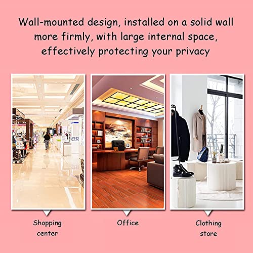 Fashion Changing Rooms Clothing Store Fitting Room Metal Bracket Temporary Locker Room Movable Dressing Room for Mall Office Changing Room Bedroom Furniture