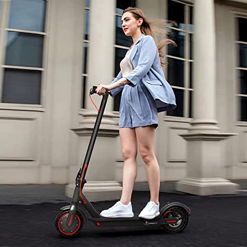 VOLPAM Electric Scooter, 350W/500W, 8.5/10 Tires, 12/21/28 Miles Range, 16/19/22Mph, Folding E-Scooter with Dual Braking