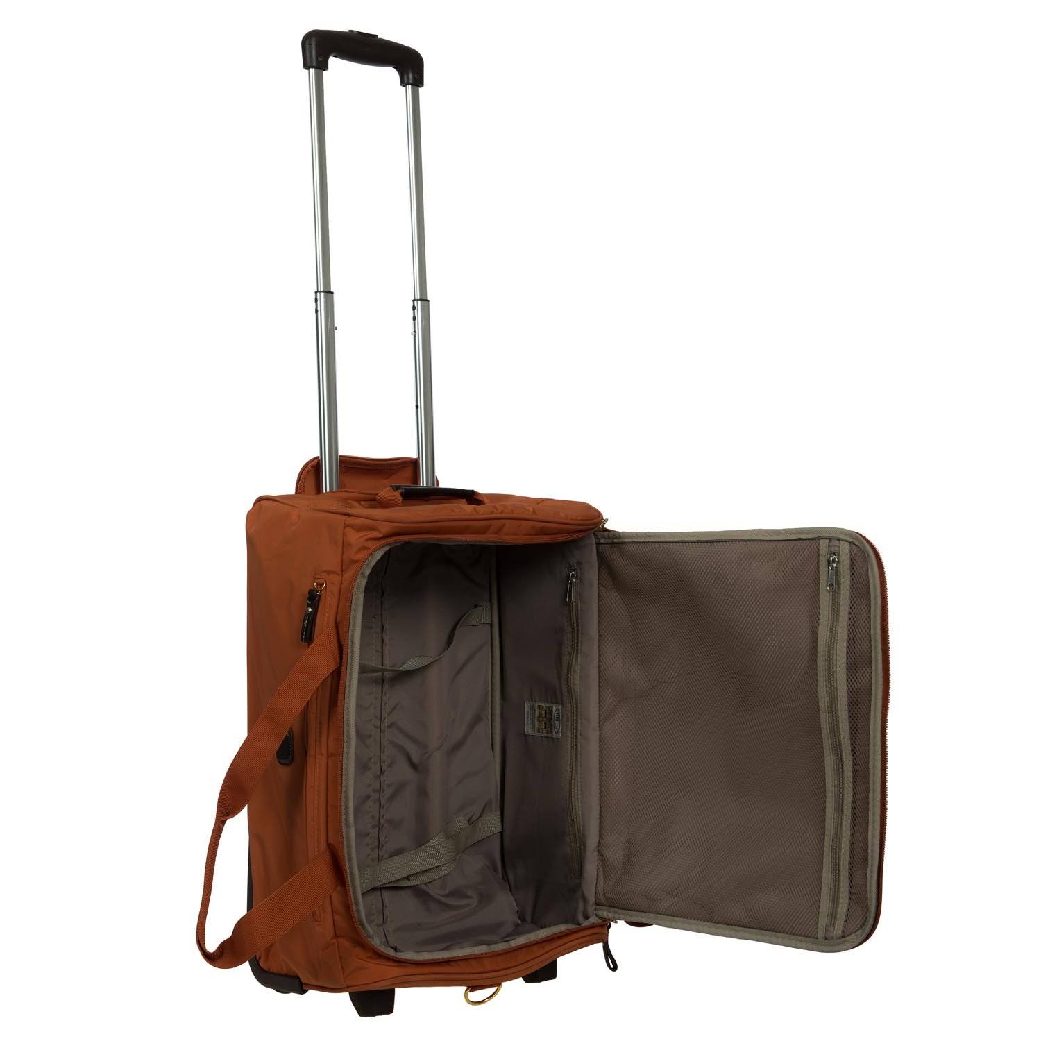 Bric&s Luggage X-Bag 21-Inch Carry-On Rolling Duffel (Tangerine)