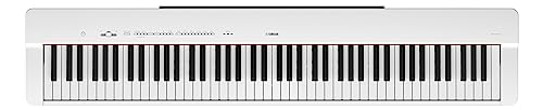 Yamaha 88-Key Weighted Portable Digital Piano Keyboard with Music Rest, Sustain Foot Switch, Built-in Speakers, USB Connectivity, Black (P45B)