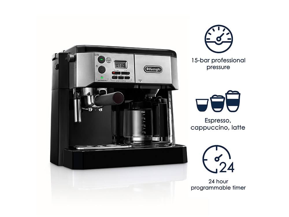 Delonghi All-in-One Cappuccino, Espresso and Coffee Maker