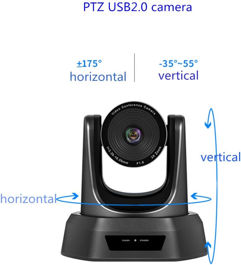 Conference Room Camera Full HD 1080p USB PTZ Video Conference Camera for Business Meetings Wide Angle More Optical Zoom (10x Optical USB)