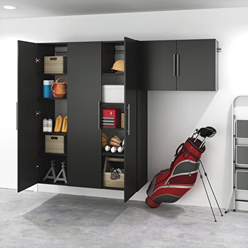 Prepac HangUps Upper Storage Cabinet - Elegant and Spacious Wall Cabinets to Maximize Your Storage, 36" Size, Classic White Finish