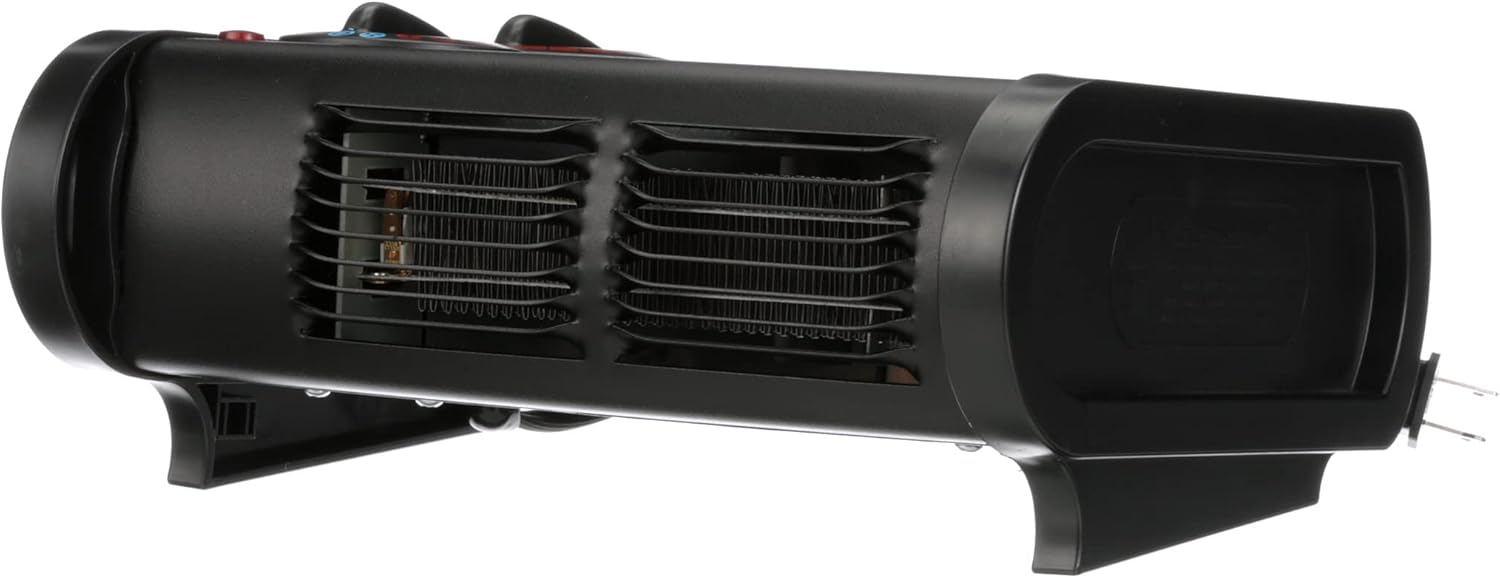 Caframo True North Heater. Low Profile, Quiet, Powerful Heater for Work and Home. Black, 11.25" x 8" x 5" (9206CABBX)