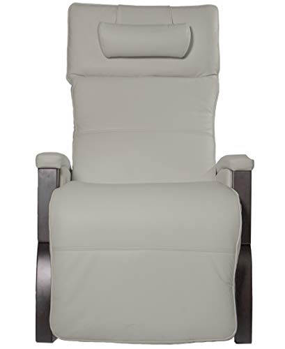 Svago ZGR Newton SV-630 Dual Power Infinite Position Zero Anti Gravity Recliner Chair with Heat and Air Massage - Coffee Mahogany Brown Top Grain Leather