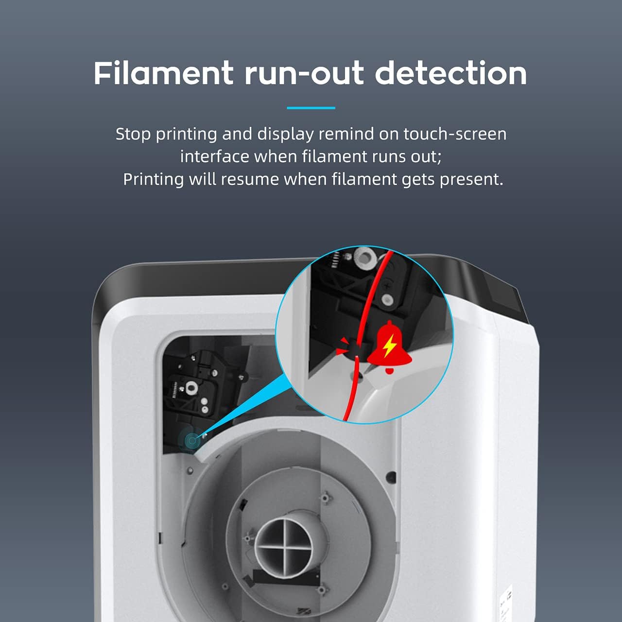 FlashForge Adventurer 3 3D Printer Leveling-Free with Quick Removable Nozzle and Heating Bed, Built-in HD Camera, Wi-Fi Cloud Printing