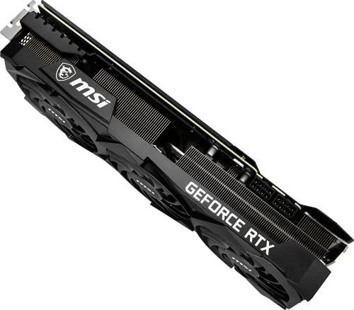 MSI Gaming GeForce RTX 3080 Ti Gaming X Trio 12G Computer Gaming Graphics Card 12GB GDRR6X 320-Bit HDMI/DP Nvlink Torx Fan 3 Ampere Architecture OC, NVIDIA GPU Video Cards for Gaming PC (Renewed)