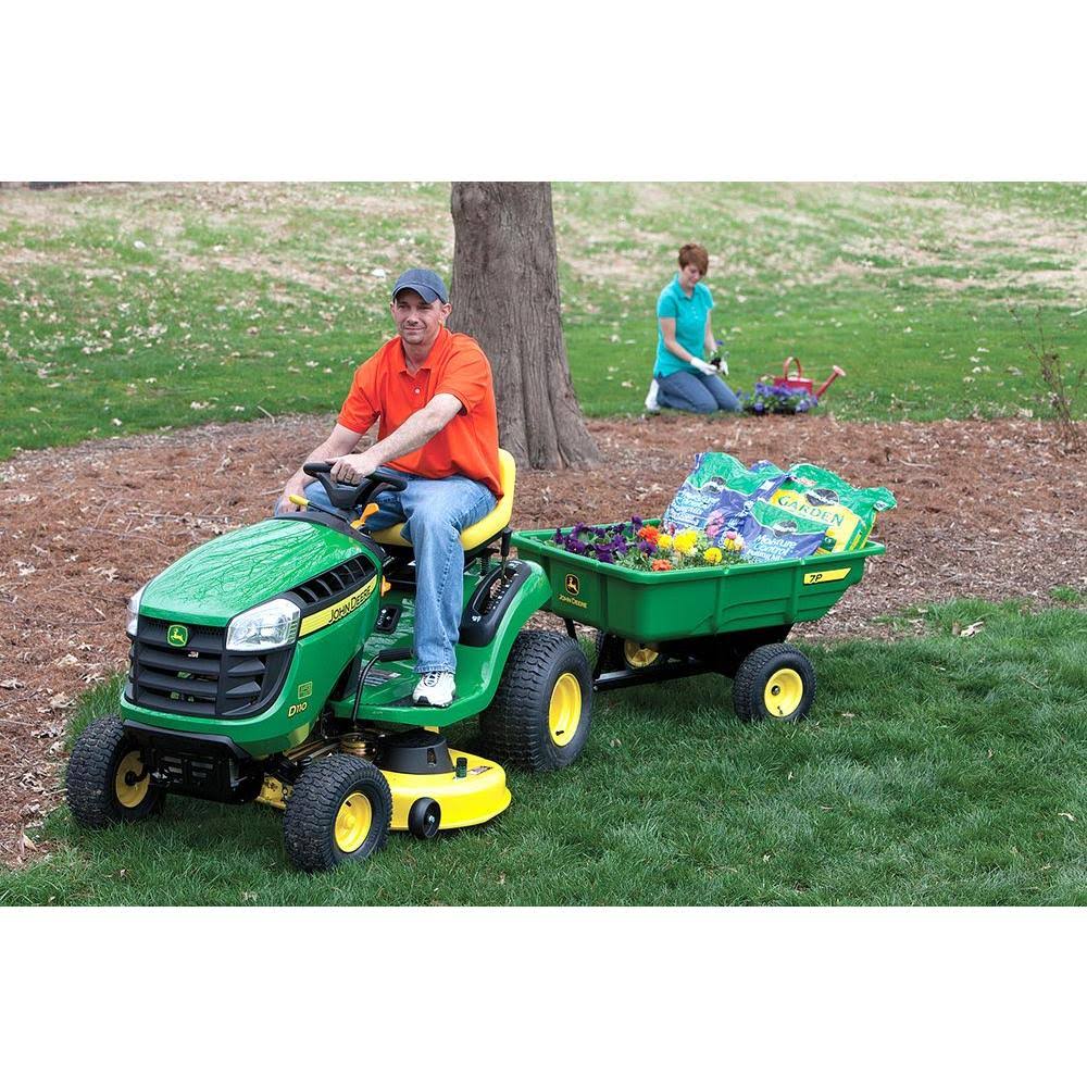 John Deere 450 lb. 7 Cu. ft. Tow-Behind Poly Utility Cart