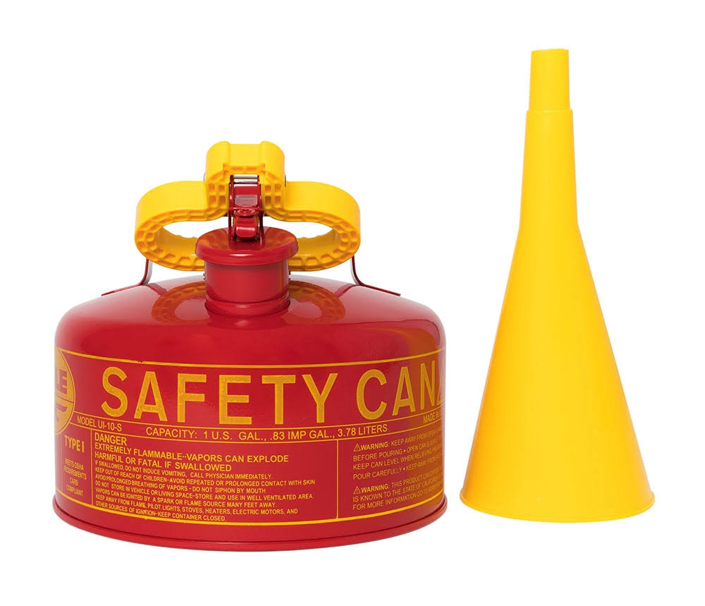 Eagle Type I Red Safety Can, 1-gal. UI-10-FS