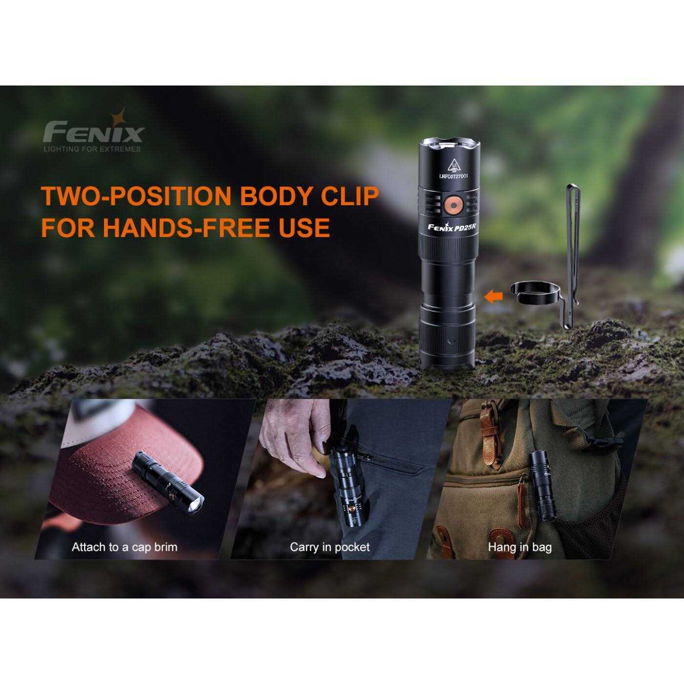 Fenix PD25R Rechargeable EDC Flashlight