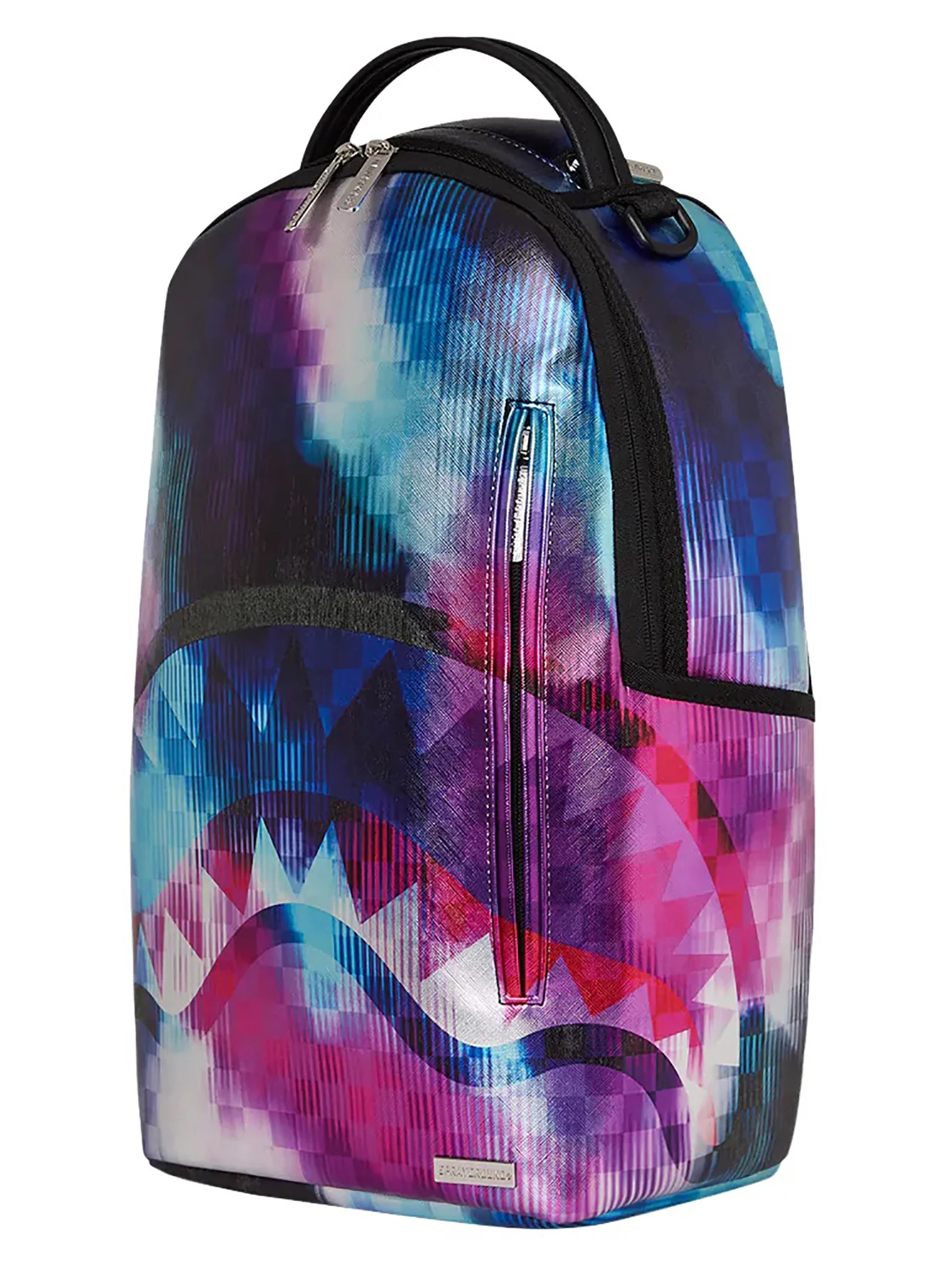 Sprayground Tye Check Backpack, Purple