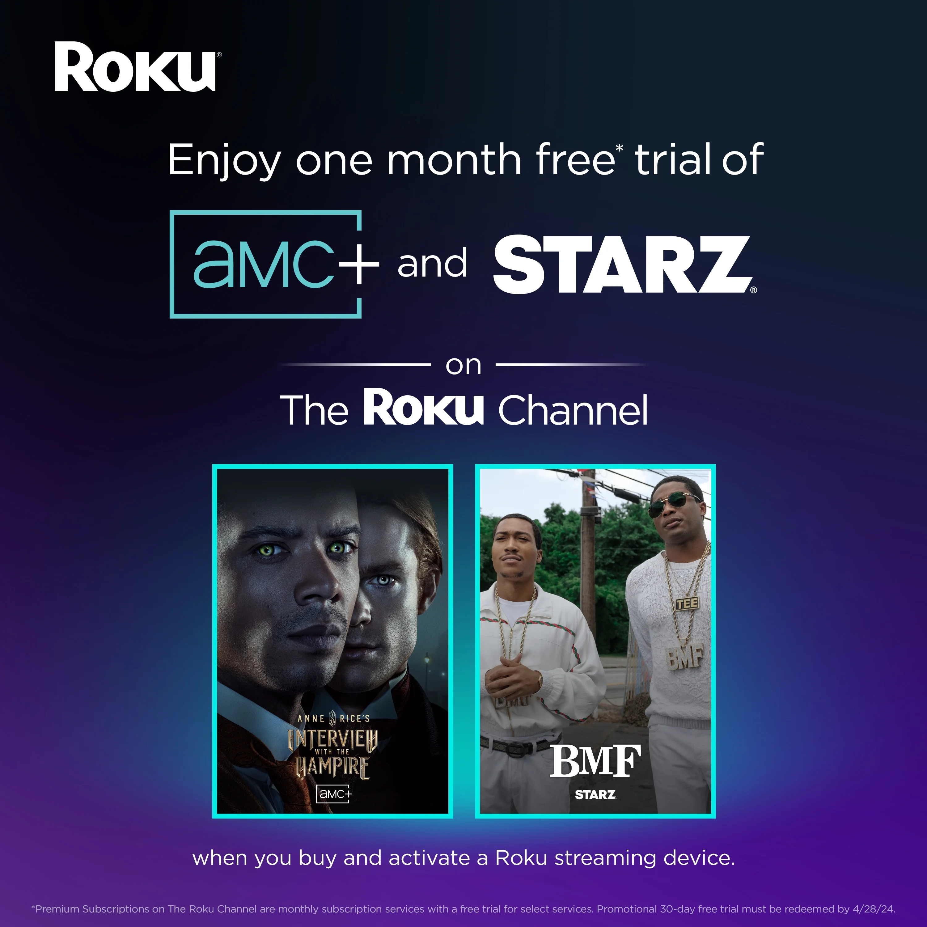 Roku 50 Select Series 4K HDR Smart RokuTV with Enhanced Voice Remote, Brilliant 4K Picture, Automatic Brightness, and Seamless Streaming