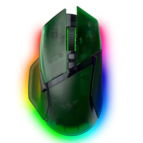 Razer Basilisk V3 Pro 35K Wireless Gaming Mouse: HyperScroll Tilt Wheel - 35K DPI Optical Sensor Gen 2-13 Customizable Controls - Chroma RGB - Optical Switches Gen 3 - Up to 140 Hr Battery - Black