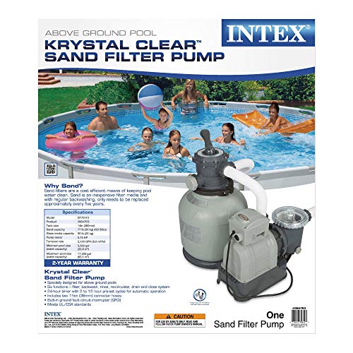 Intex Sand Filter Pump w/GFCI (110-120 Volt)