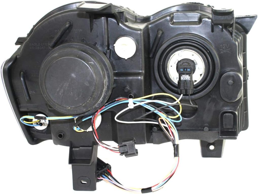 For 2008-2010 Jeep Grand Cherokee Pair Headlights HID Type Driver and Passenger Side W/HID CH2518129 CH2519129