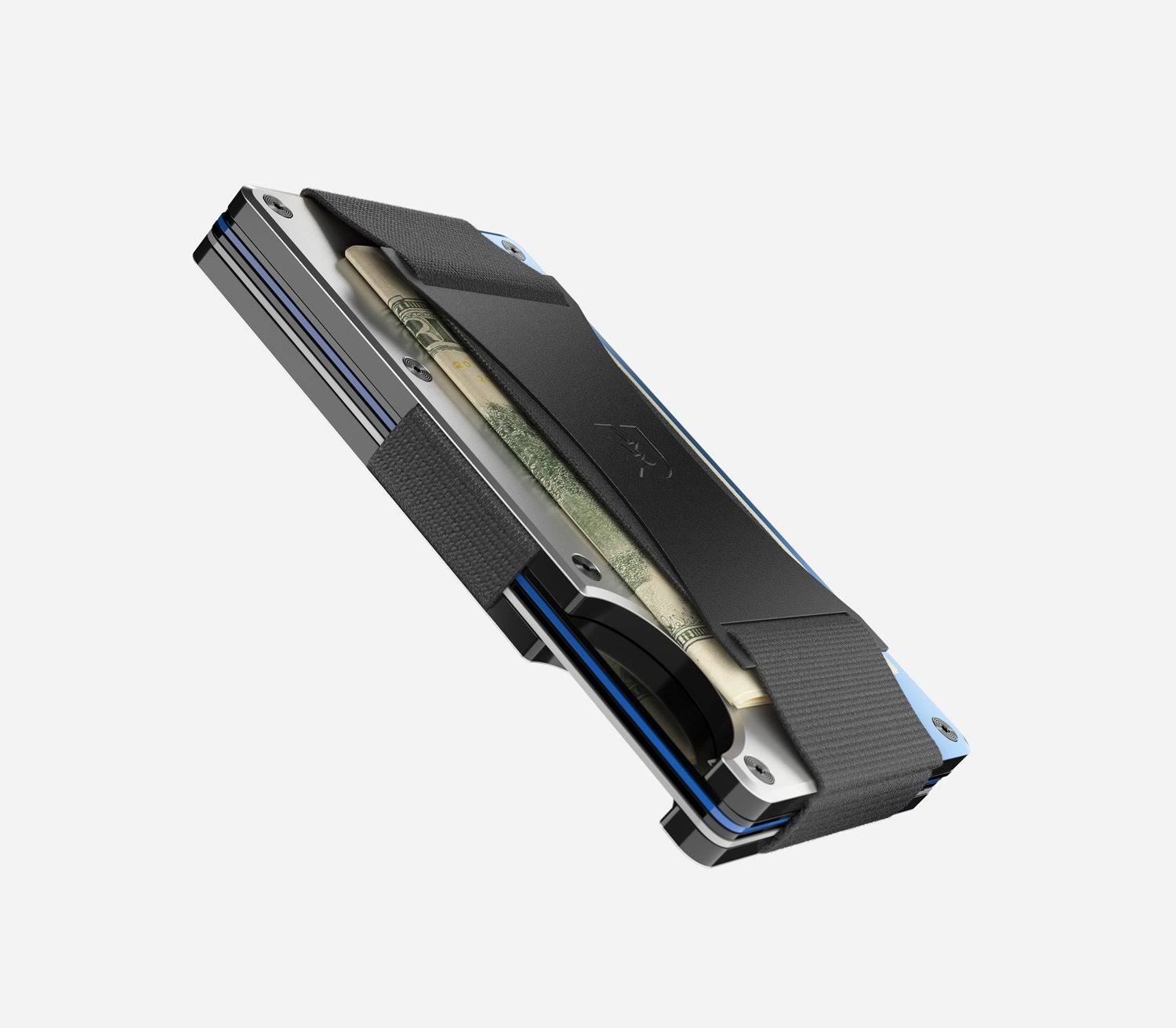 The Ridge RFID Wallet | Titanium - Burnt | Cash Strap