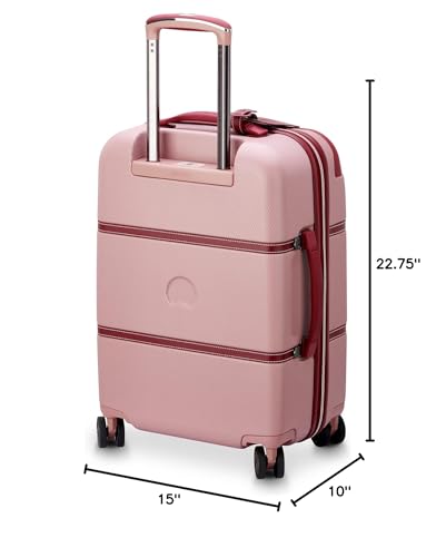 DELSEY PARIS Chatelet Air 2.0 Hardside Luggage with Spinner Wheels, Angora, Checked-Large 28 Inch