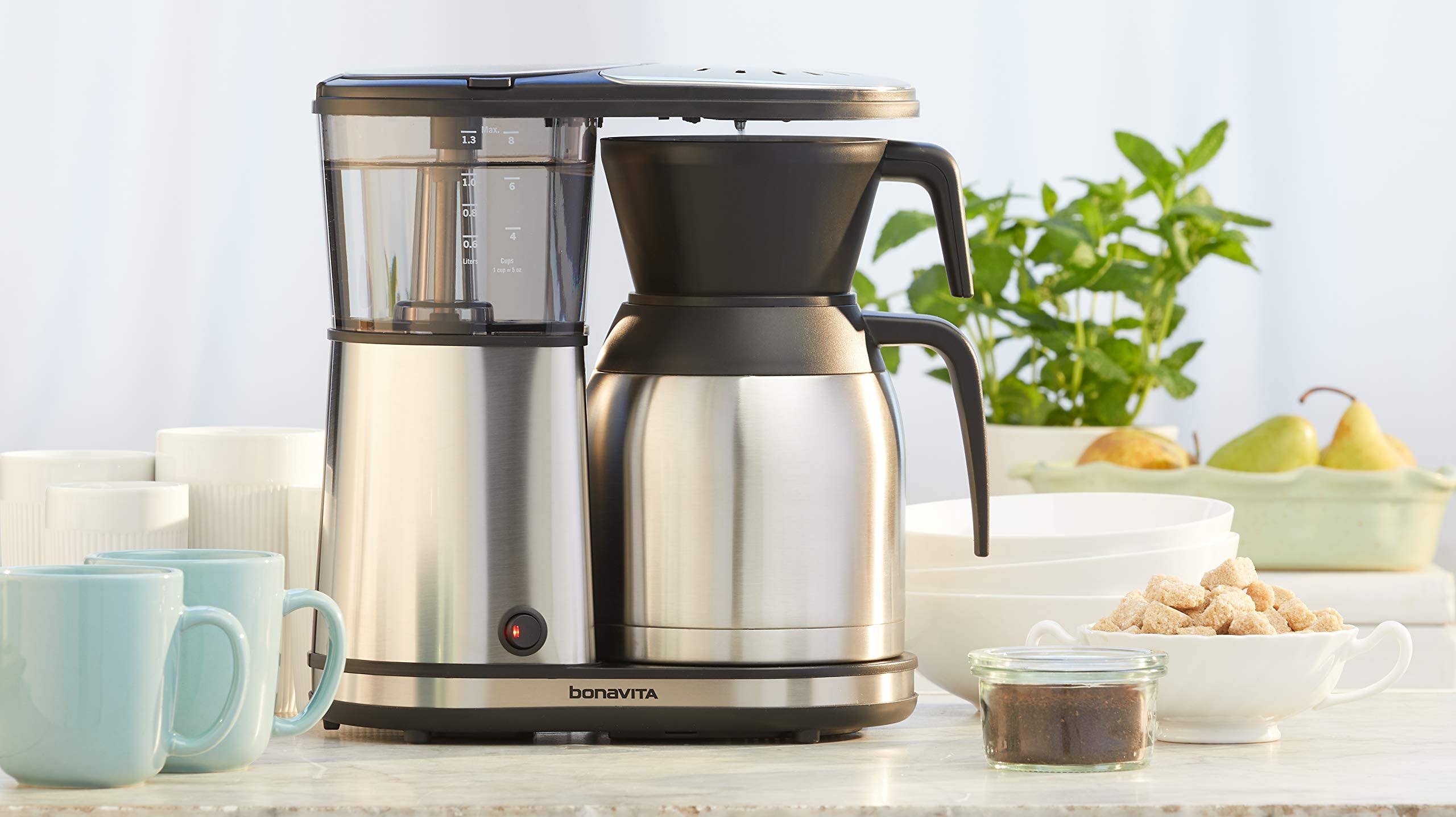 Bonavita Bv1900ts 8-Cup Carafe Coffee Brewer, Stainless Steel
