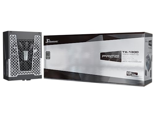 Seasonic Prime TX-1600 | 1600W |80+ Titanium| ATX 3.0 & PCIe 5.0 Ready | Full Modular | ATX Form Factor | Premium Japanese Capacitor | Nvidia RTX 30/40 Super & AMD GPU Compatible (Ref. SSR-1600TR2)