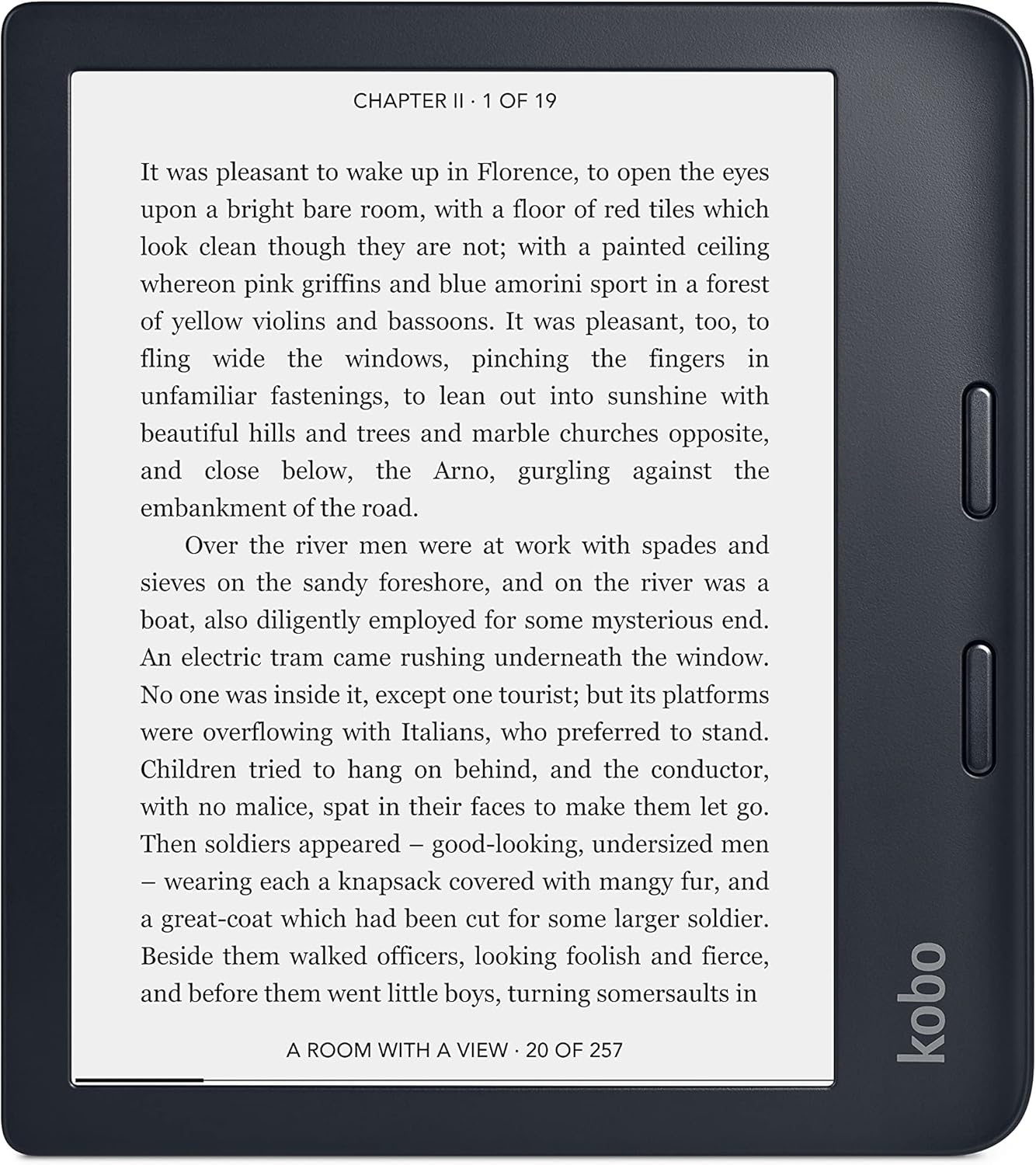 Kobo Libra 2 | eReader | 7 Glare Free Touchscreen | Waterproof | Adjustable Brightness and Color Temperature | Blue Light Reduction | eBooks | WiFi | 32GB of Storage | Carta E Ink Technology | Black