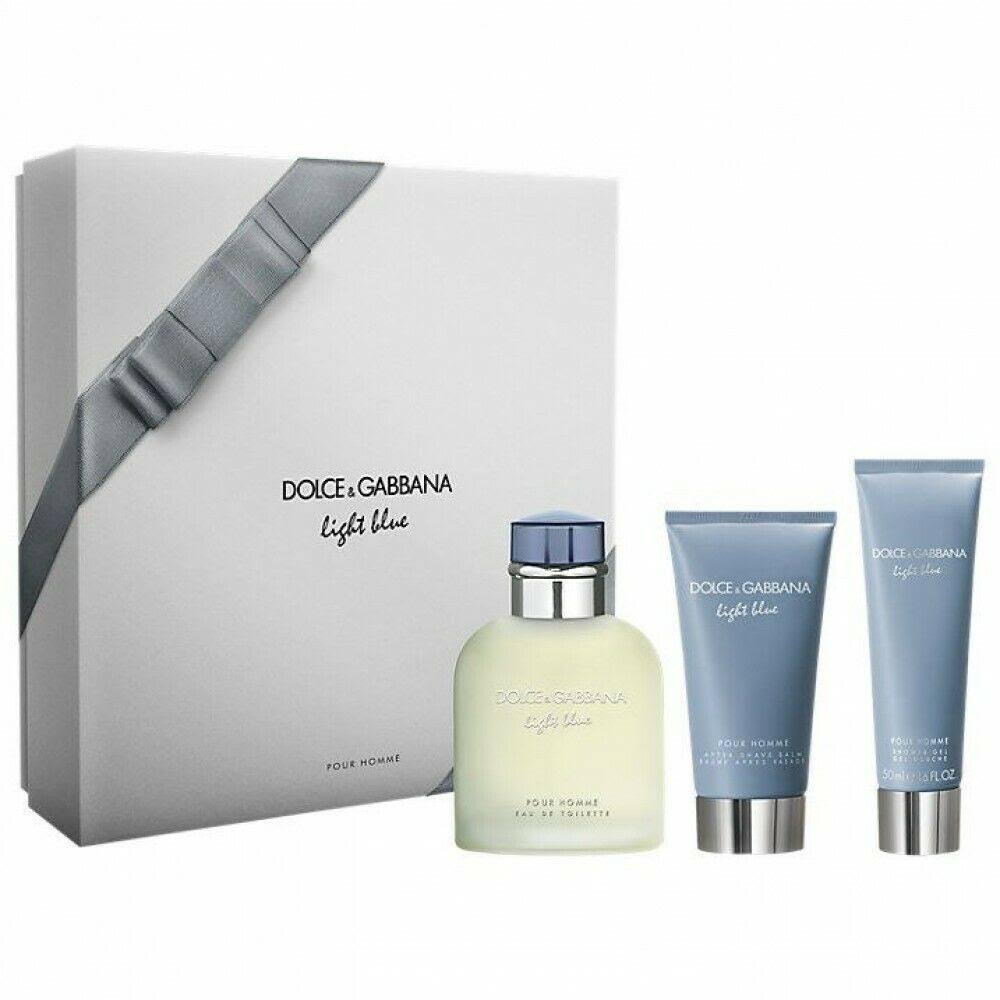 Dolce u0026 Gabbana LIGM5C Pour Homme Set for Men Light Blue