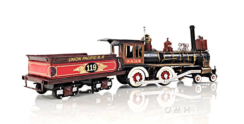 Old Modern Handicrafts Decorative Model of Union Pacific 1:24 Locomotive