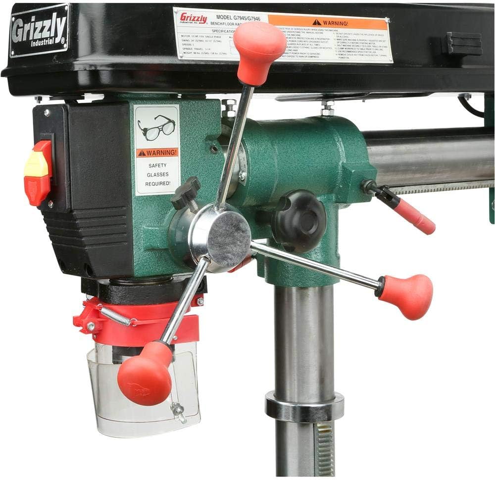 Grizzly Industrial G7945-34" Benchtop Radial Drill Press