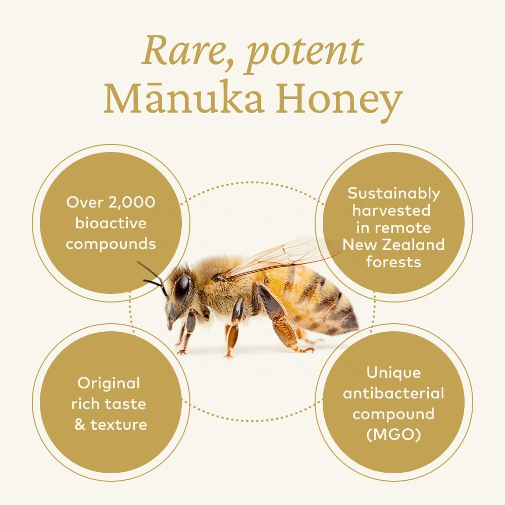 Comvita Manuka Honey (UMF 20+, MGO 829+) New Zealand’s #1 Manuka Brand | Highest Grade, Superfood for Gut & Immune Support | Raw, Wild, Non-GMO | 8.8 oz