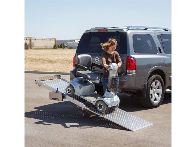 Tilt-A-Rack Premium Aluminum Scooter and Wheelchair Carrier, 350 lb.